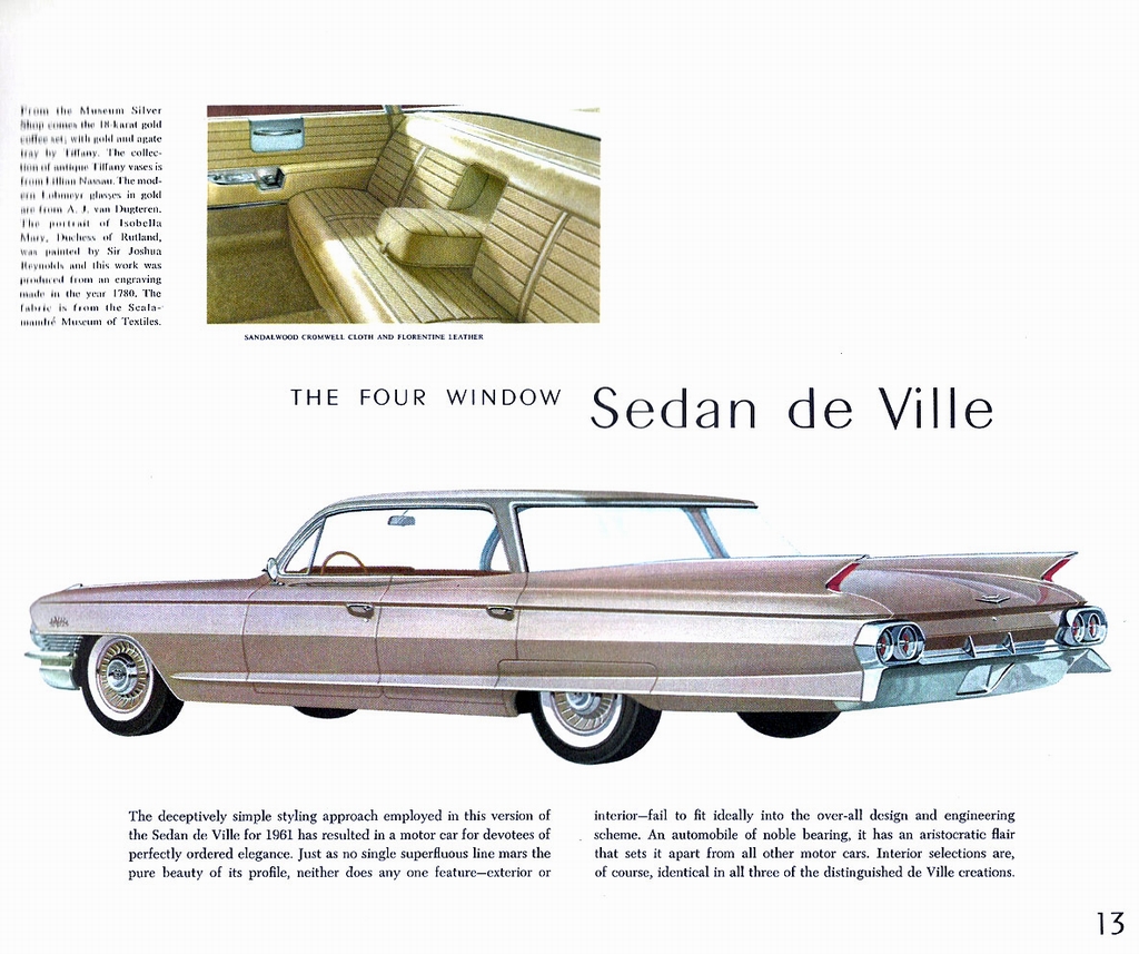1961 Cadillac Prestige Brochure Page 29